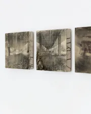 Ansicht der Ausstellung Strukturen des Fließens